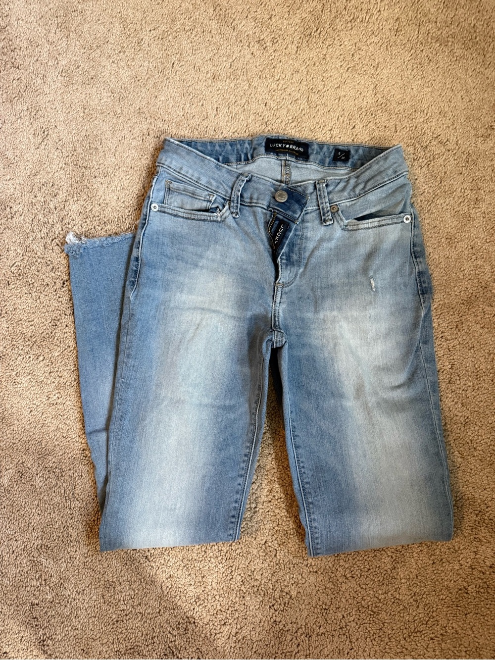 Lucky Brand Women's Skinny Jeans in Light Blue Wash